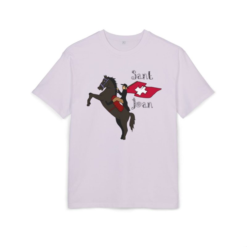 Camiseta oversize gruesa - Lila - Camiseta Sant Joan