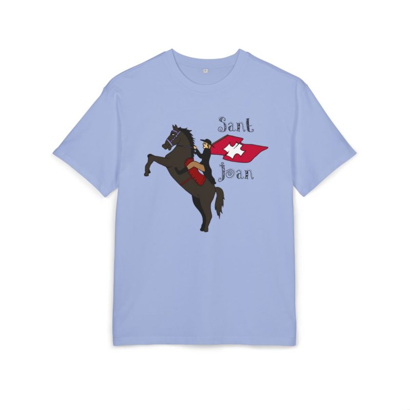 Camiseta oversize gruesa - Azul violeta - Camiseta Sant Joan