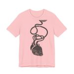 Camiseta jersey manga corta - Rosa - Cervell + cor = bandera de Ciutadella