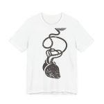 Camiseta jersey manga corta - Blanco - Cervell + cor = bandera de Ciutadella