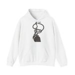 Sudadera con capucha - Blanco - Cervell + cor = bandera de Ciutadella Sudadera con capucha - Blanco - Cervell + cor = bandera de Ciutadella