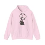 Sudadera con capucha - Rosa claro - Cervell + cor = bandera de Ciutadella Sudadera con capucha - Rosa claro - Cervell + cor = bandera de Ciutadella