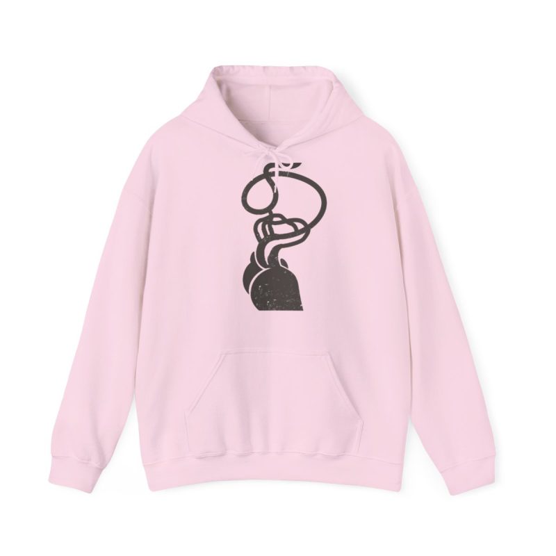 Sudadera con capucha - Rosa claro - Cervell + cor = bandera de Ciutadella