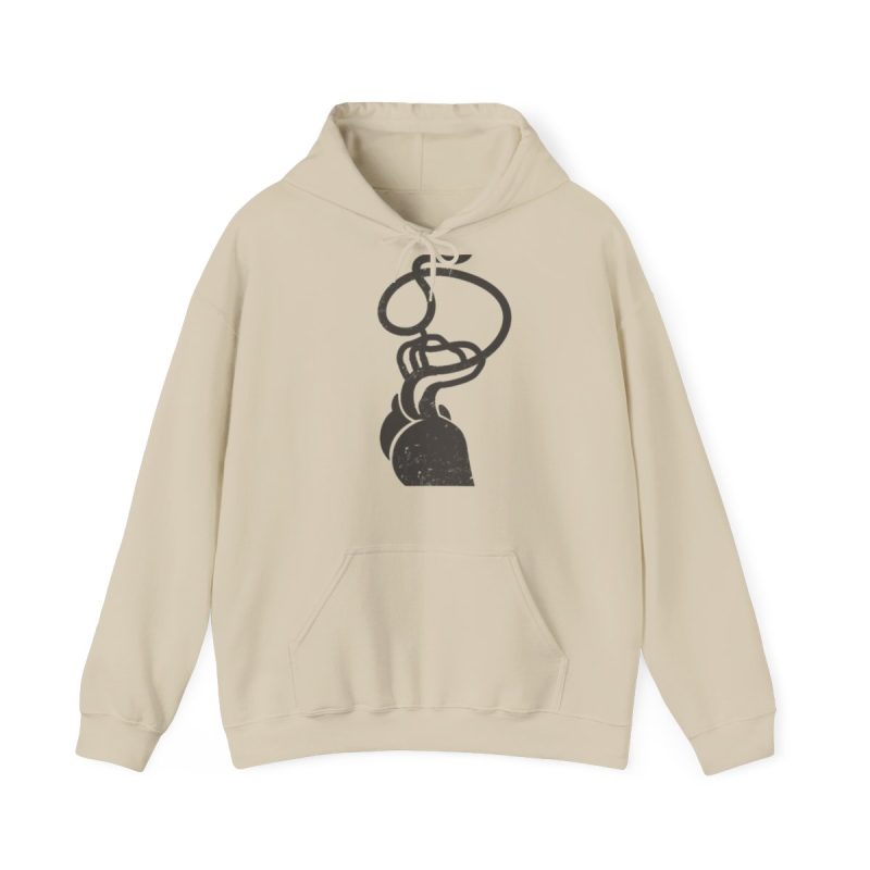 Sudadera con capucha - Arena - Cervell + cor = bandera de Ciutadella