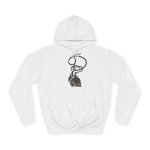 Sudadera universitaria - Blanco artico - Cervell + cor = bandera de Ciutadella Sudadera universitaria - Blanco artico - Cervell + cor = bandera de Ciutadella