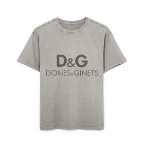 Camiseta oversize lavado acido - Gris asfalto - Dones & Ginets