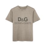 Camiseta oversize lavado acido - Caqui oscuro - Dones & Ginets