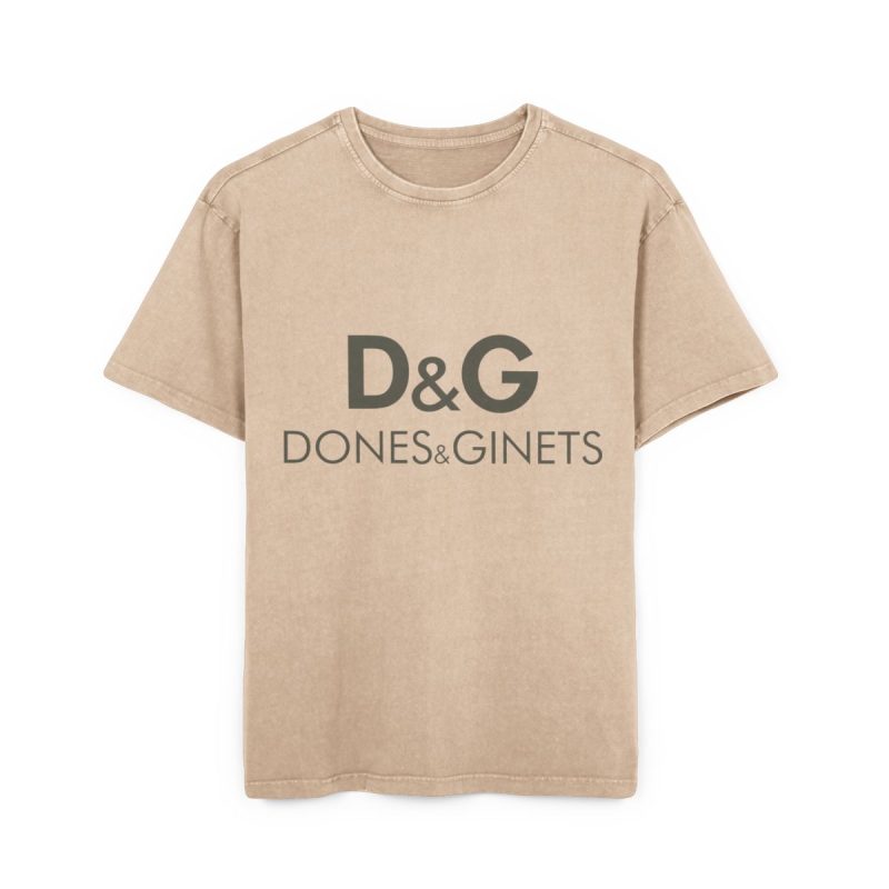 Camiseta oversize lavado acido - Beis - Dones & Ginets