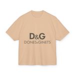 Camiseta box ultra gruesa - Beis - Dones & Ginets