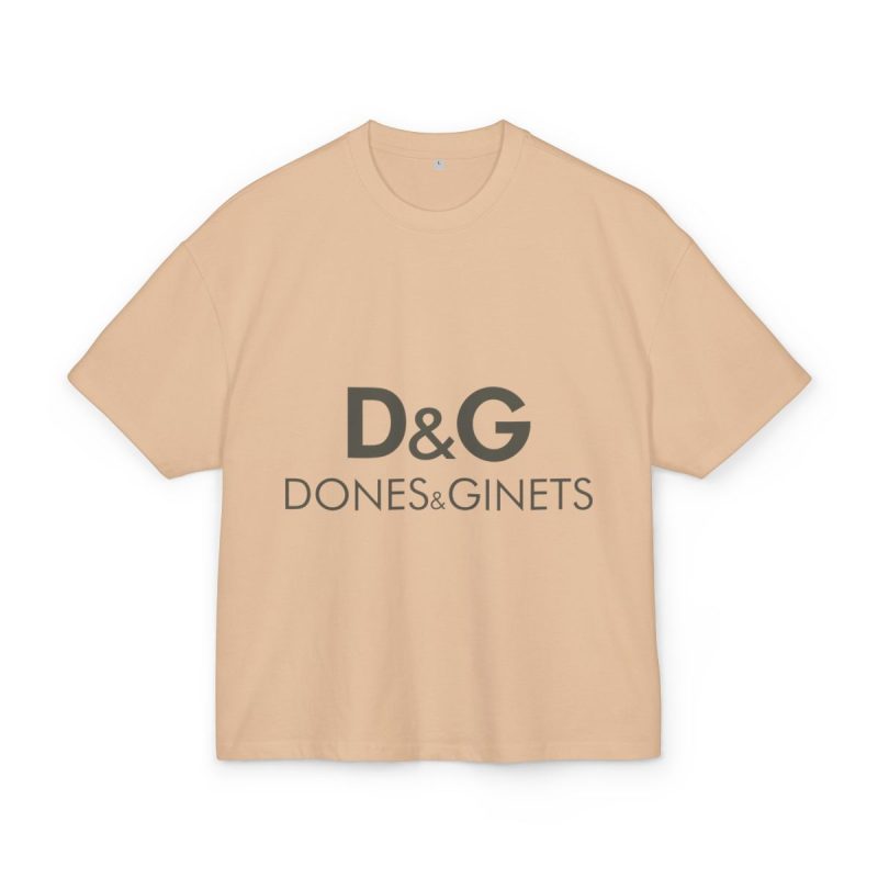 Camiseta box ultra gruesa - Beis - Dones & Ginets