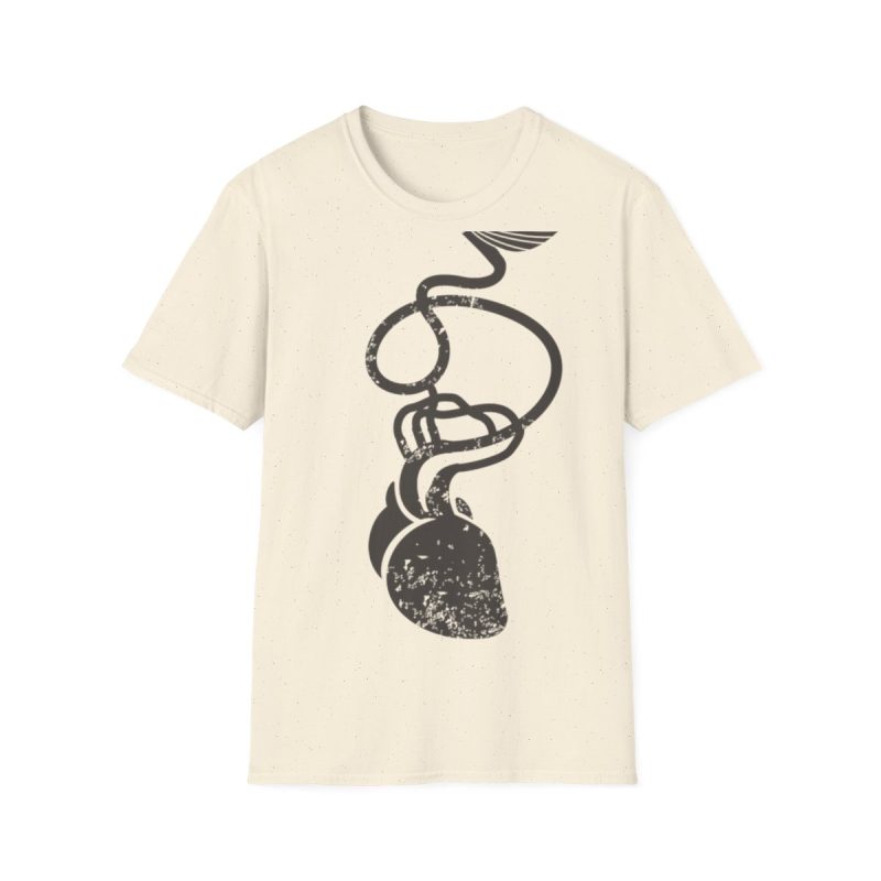 Camiseta Softstyle - Natural - Cervell + cor = bandera de Ciutadella