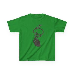 Camiseta infantil algodon grueso - Verde irlandes - Cervell + cor = bandera de Ciutadella
