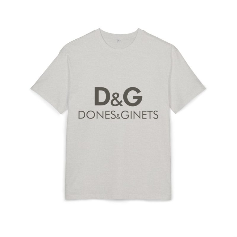 Camiseta oversize gruesa - Gris jaspeado claro - Dones & Ginets