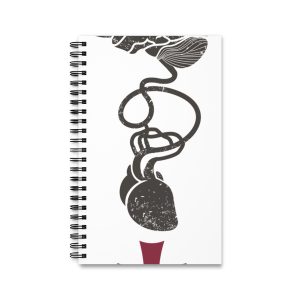 Cuaderno de espiral - Cervell + cor = bandera de Ciutadella