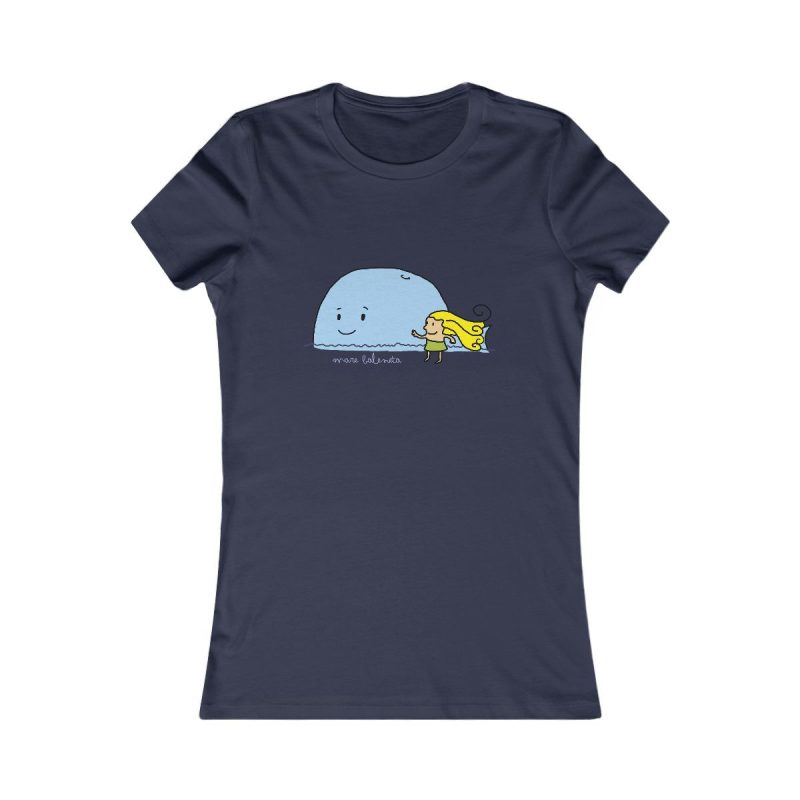 Camiseta mujer Favorite - Azul marino - Camiseta «mare baleneta»