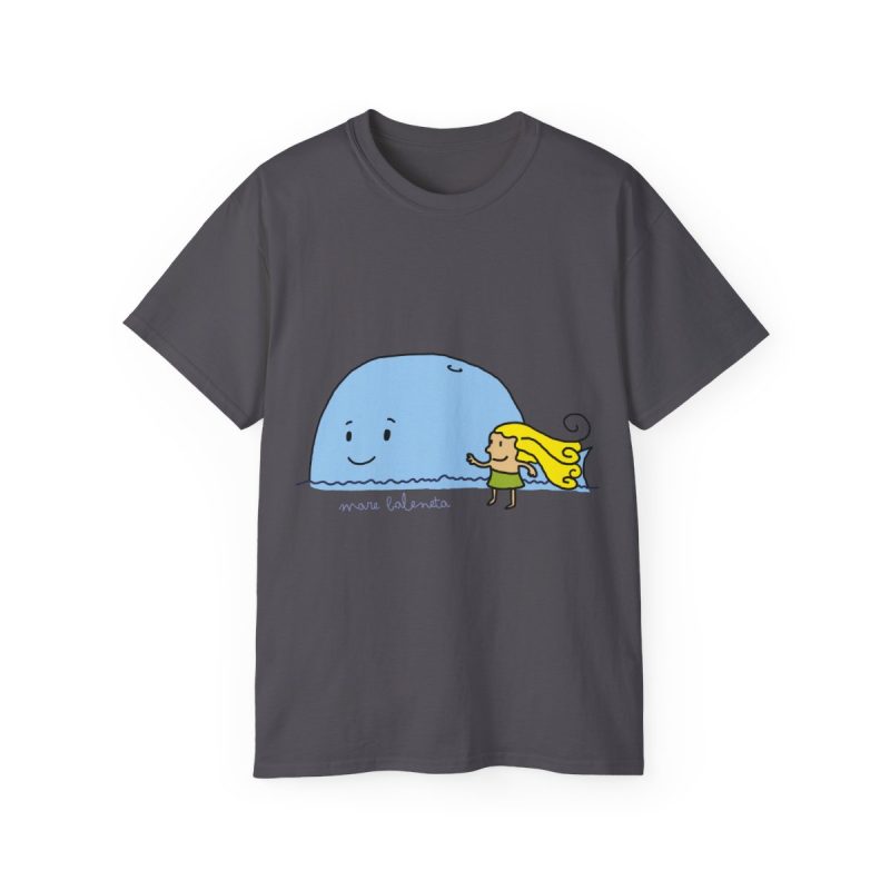 Camiseta ultra algodon - Gris marengo - Camiseta «mare baleneta» Camiseta ultra algodon - Gris marengo - Camiseta «mare baleneta»