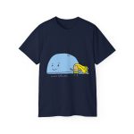 Camiseta ultra algodon - Azul marino - Camiseta «mare baleneta» Camiseta ultra algodon - Azul marino - Camiseta «mare baleneta»