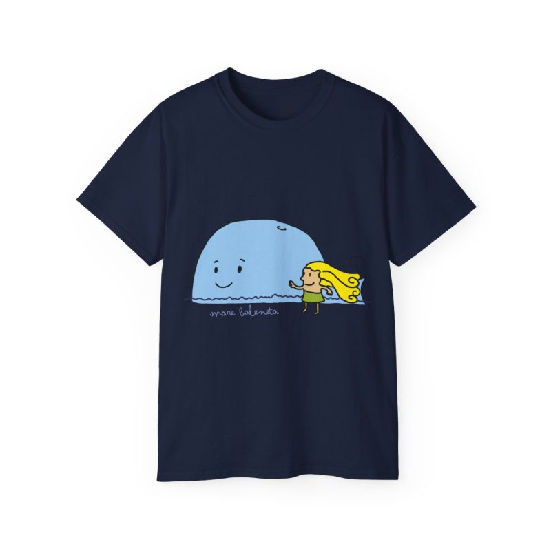 Camiseta ultra algodon - Azul marino - Camiseta «mare baleneta»