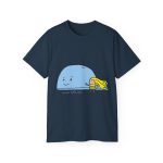 Camiseta ultra algodon - Azul crepusculo - Camiseta «mare baleneta» Camiseta ultra algodon - Azul crepusculo - Camiseta «mare baleneta»