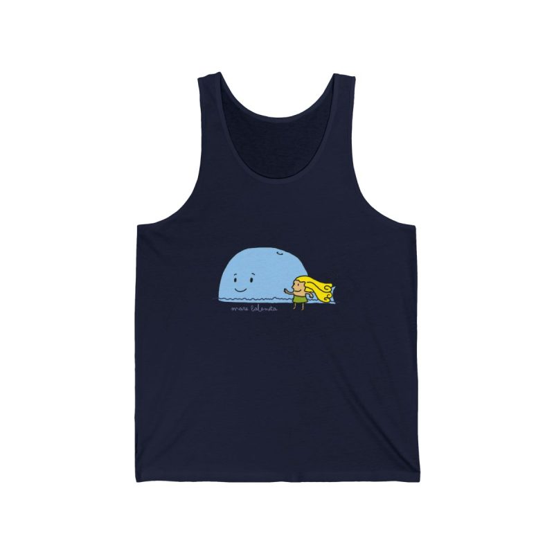 Camiseta de tirantes - Azul marino - Camiseta «mare baleneta»