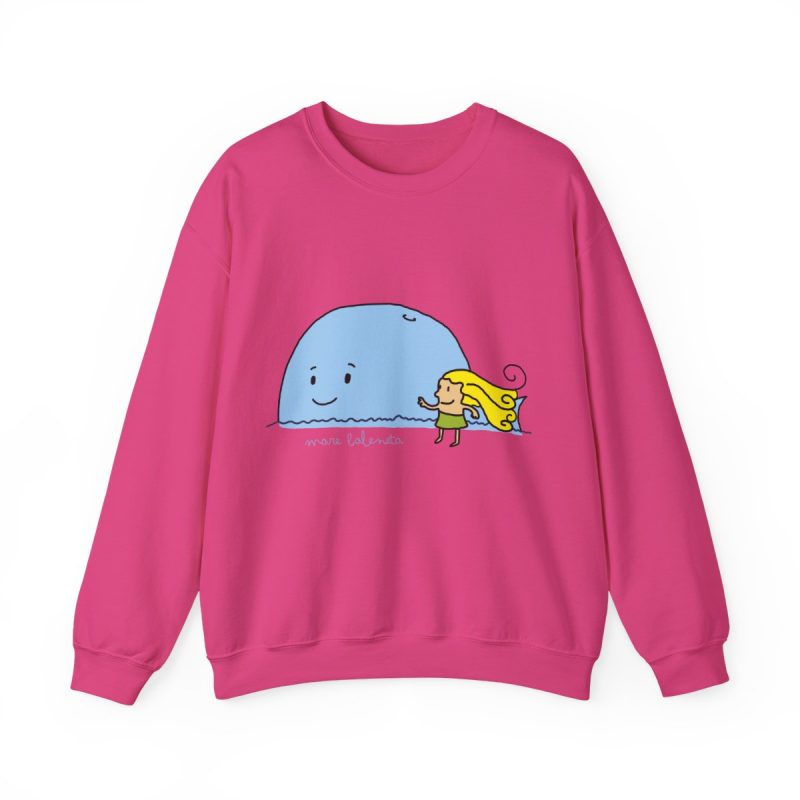 Sudadera cuello redondo - Fucsia intenso - Camiseta «mare baleneta»