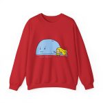 Sudadera cuello redondo - Rojo - Camiseta «mare baleneta» Sudadera cuello redondo - Rojo - Camiseta «mare baleneta»