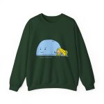 Sudadera cuello redondo - Verde bosque - Camiseta «mare baleneta» Sudadera cuello redondo - Verde bosque - Camiseta «mare baleneta»