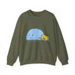Sudadera cuello redondo - Verde militar - Camiseta «mare baleneta» Sudadera cuello redondo - Verde militar - Camiseta «mare baleneta»