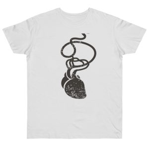 Camiseta punto liso - Blanco - Cervell + cor = bandera de Ciutadella