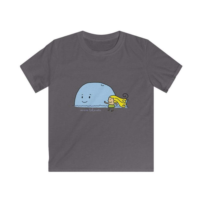 Camiseta infantil Softstyle - Gris marengo - Camiseta «mare baleneta» Camiseta infantil Softstyle - Gris marengo - Camiseta «mare baleneta»