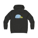 Sudadera universitaria mujer - Negro azabache - Camiseta «mare baleneta»