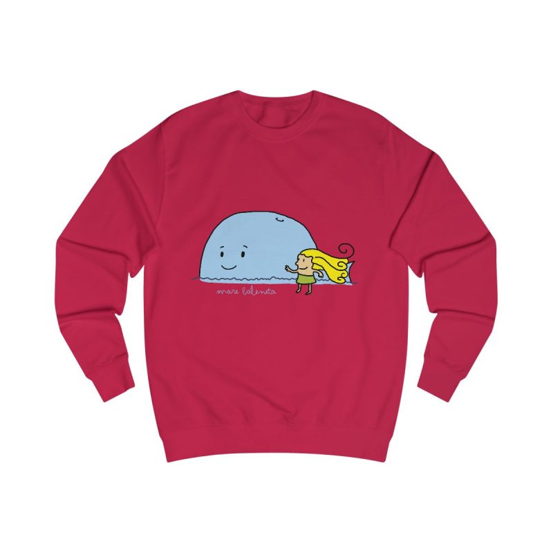 Sudadera clasica - Rojo fuego - Camiseta «mare baleneta»