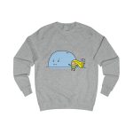 Sudadera clasica - Gris jaspeado claro - Camiseta «mare baleneta» Sudadera clasica - Gris jaspeado claro - Camiseta «mare baleneta»