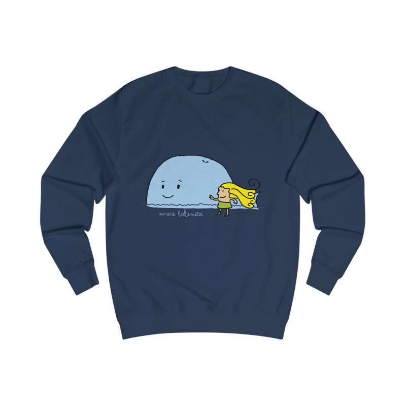 Sudadera clasica - Azul marino Oxford - Camiseta «mare baleneta»