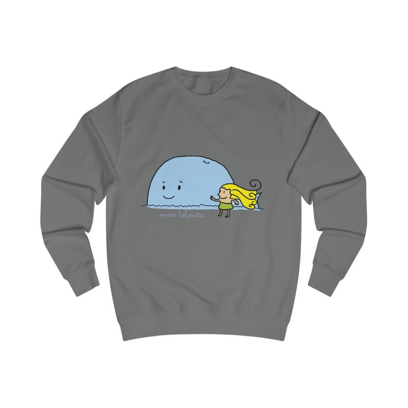 Sudadera clasica - Gris acero - Camiseta «mare baleneta»