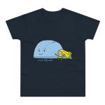 Camiseta hombre punto liso - Azul marino - Camiseta «mare baleneta»