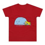 Camiseta hombre punto liso - Rojo - Camiseta «mare baleneta»
