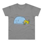 Camiseta hombre punto liso - Gris deportivo jaspeado - Camiseta «mare baleneta»