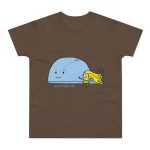 Camiseta hombre punto liso - Marron chocolate - Camiseta «mare baleneta»
