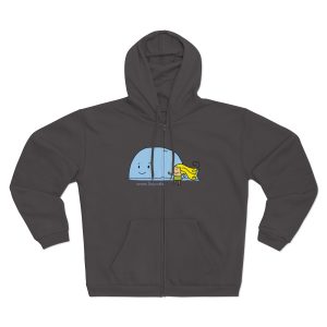Sudadera capucha con cremallera premium - Antracita - Camiseta «mare baleneta»