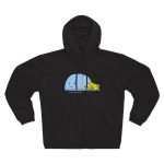 Sudadera capucha con cremallera premium - Negro - Camiseta «mare baleneta»