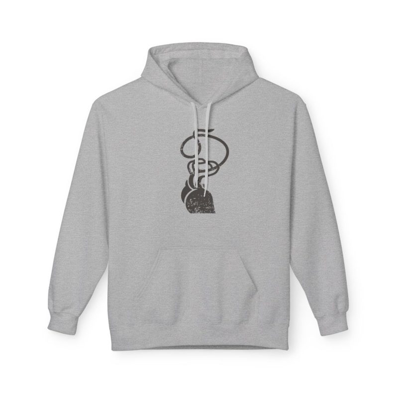 Sudadera Softstyle con capucha - Gris deportivo - Cervell + cor = bandera de Ciutadella