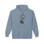 Sudadera Softstyle con capucha - Azul piedra - Cervell + cor = bandera de Ciutadella