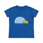 Camiseta mujer algodon medio - Azul royal - Camiseta «mare baleneta»