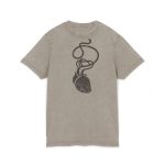 Camiseta lavado acido cuello redondo - Caqui oscuro - Cervell + cor = bandera de Ciutadella Camiseta lavado acido cuello redondo - Caqui oscuro - Cervell + cor = bandera de Ciutadella
