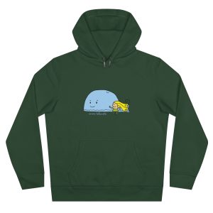 Sudadera con capucha King - Verde botella - Camiseta «mare baleneta»