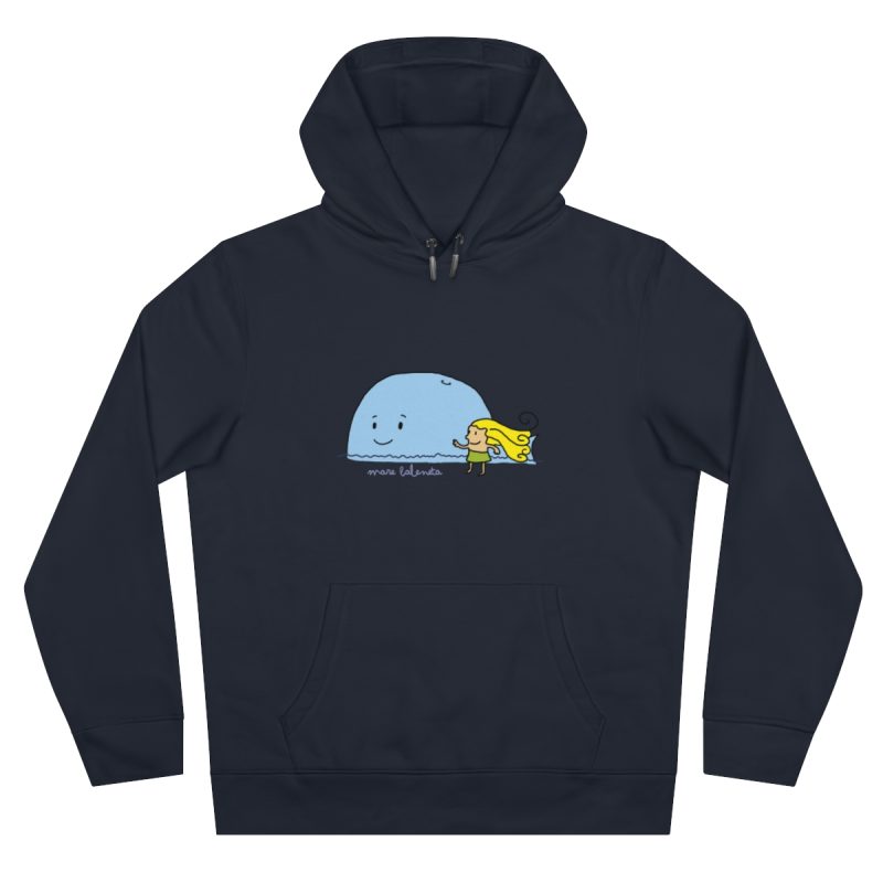 Sudadera con capucha King - Azul marino - Camiseta «mare baleneta»