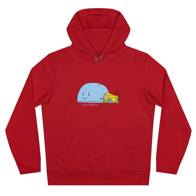 Sudadera con capucha King - Rojo - Camiseta «mare baleneta»