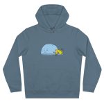 Sudadera con capucha King - Azul nordico - Camiseta «mare baleneta» Sudadera con capucha King - Azul nordico - Camiseta «mare baleneta»