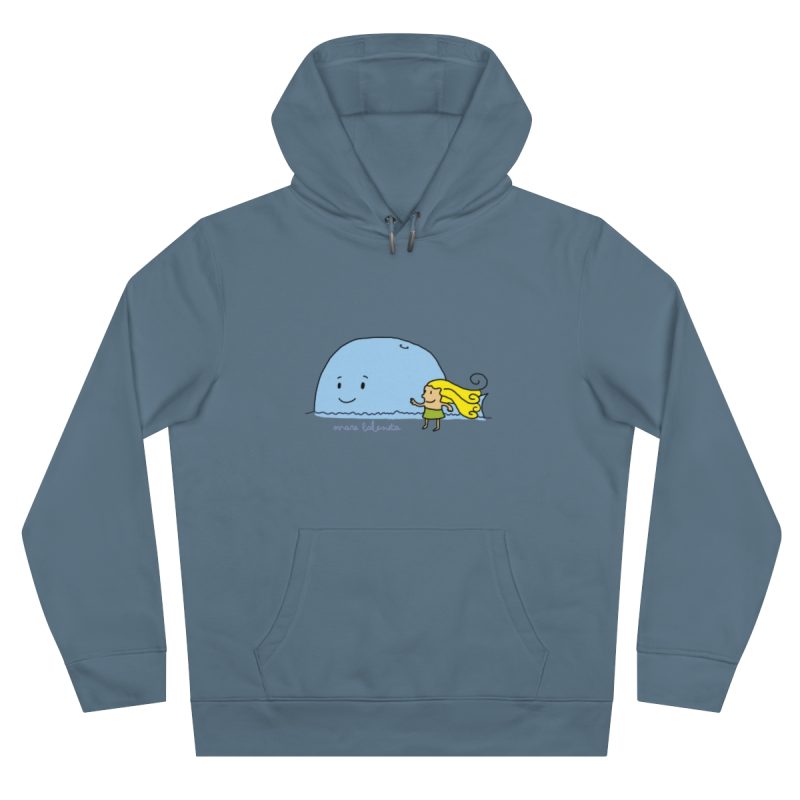 Sudadera con capucha King - Azul nordico - Camiseta «mare baleneta»